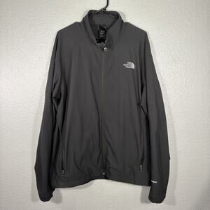 The North Face TNF Apex Mens XXL Softshell Jacket Black Full Zip Windproof